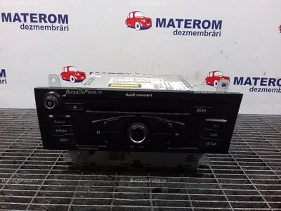RADIO CD AUDI A4 B8 Avant 2007-2017 oe 8T2057186CX, vedere frontata