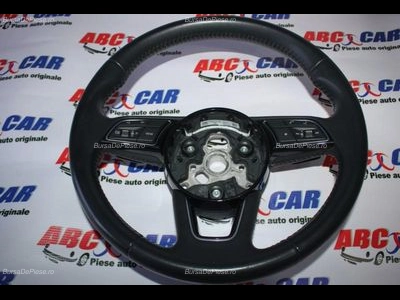 Volan din piele cu comenzi si padele AUDI A4 B9 2015-2026 oe 8W0419091EK, vedere frontata