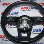 Volan din piele cu comenzi si padele AUDI A4 B9 2015-2026 8W0419091EK, vedere frontata