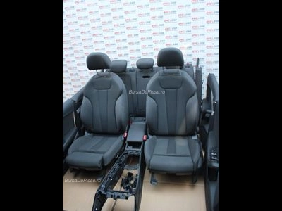 Interior complet din material textil AUDI A4 B9 2015-2026, vedere frontata