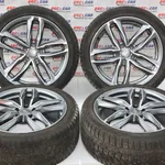 Set jante aliaj R18 AUDI A4 B9 2015-2026, vedere frontata