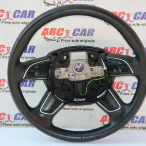 Volan din piele cu comenzi AUDI A5 2007-2017 4L0419091AC, vedere frontata