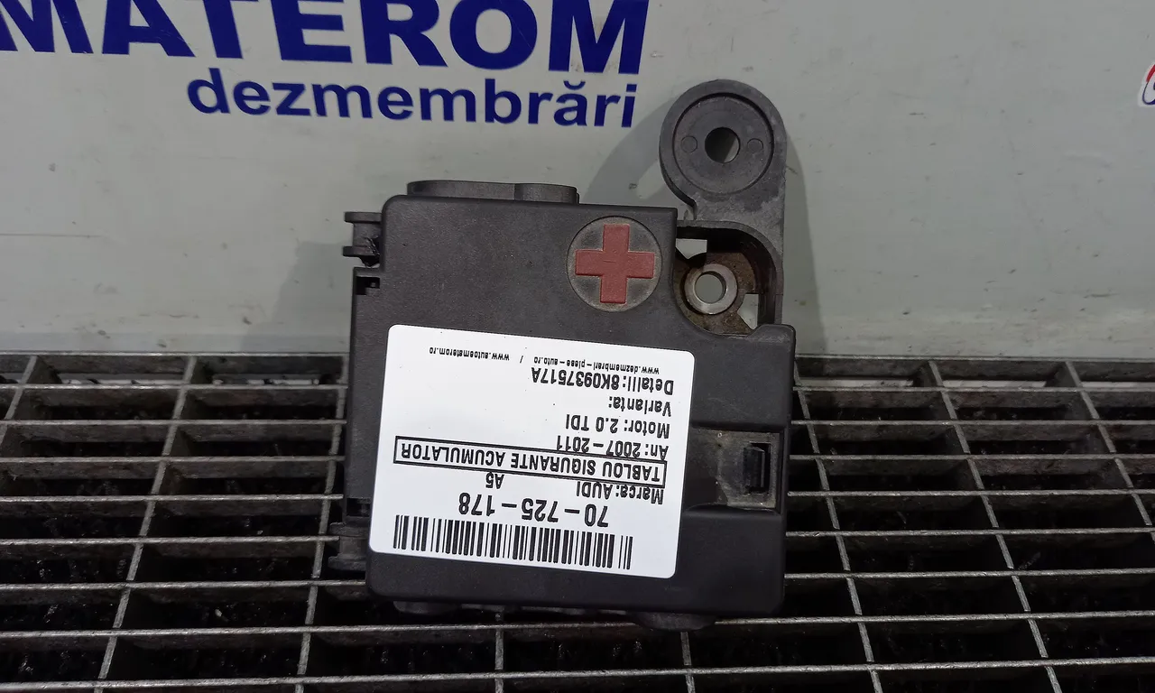 TABLOU SIGURANTE ACUMULATOR AUDI A5 2007-2017