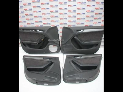 Set tapiterii usi cu alcantara AUDI A5 2007-2017, vedere frontata