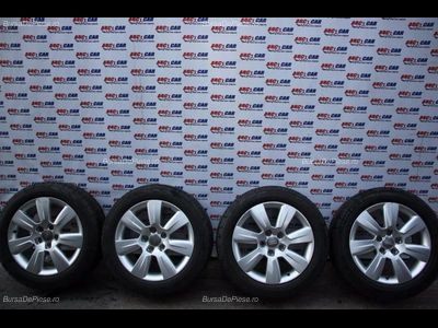 Set jante aliaj R17 AUDI A6 C6 2004-2011 oe 4F0601025BM, vedere frontata