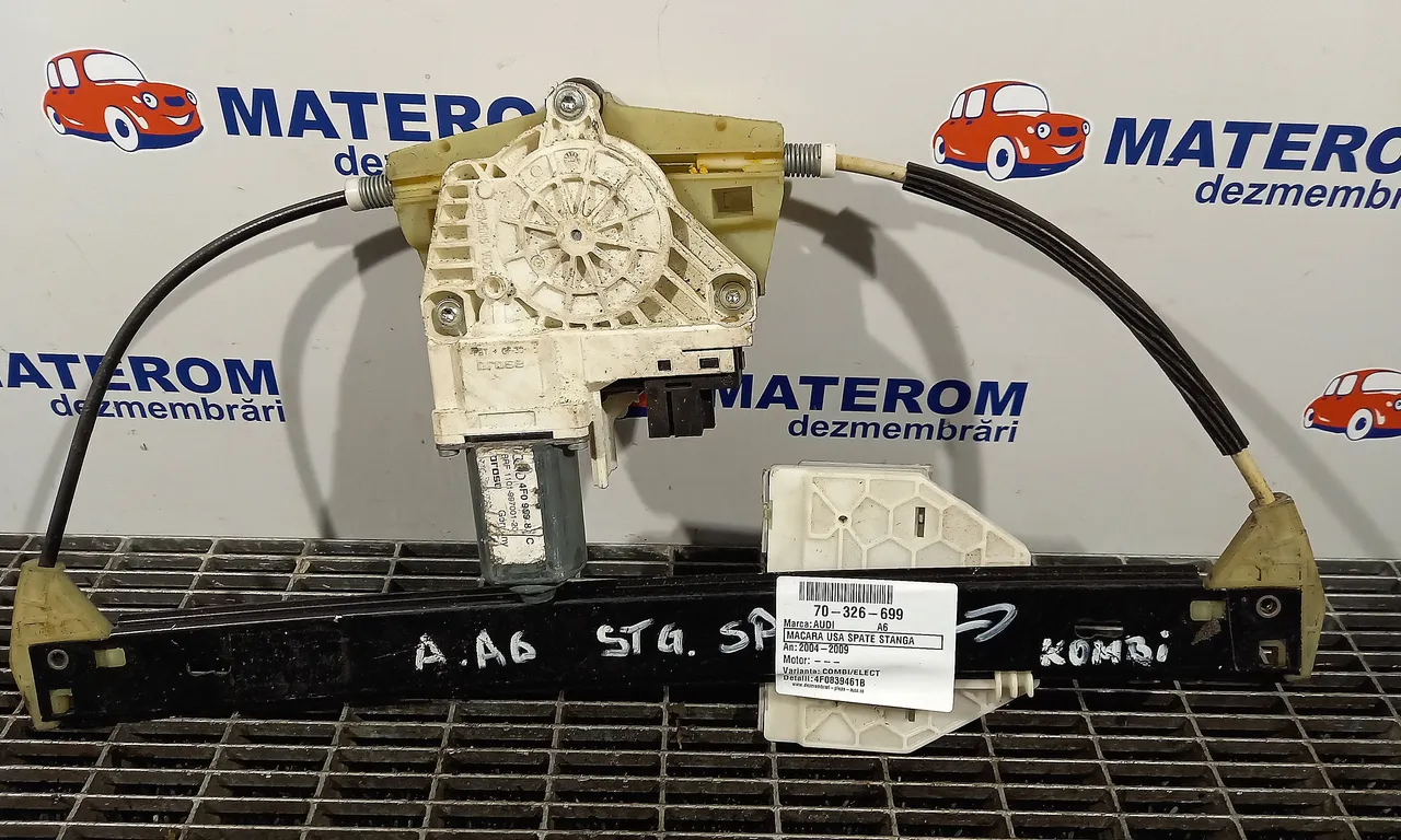 MACARA USA SPATE STANGA AUDI A6 C6 Avant 2004-2011