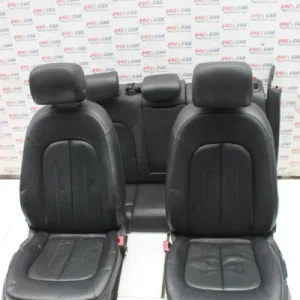 Interior piele neagra AUDI A6 C7 2010-2019, vedere frontata