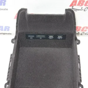 Buzunar depozitare cu panou USB/SIM/SD AUDI A7 Sportback 2017-2026 4N0035736A, vedere frontata