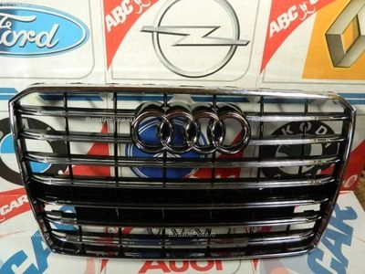 Grila cromata AUDI A8 D4 2009-2019, vedere frontata