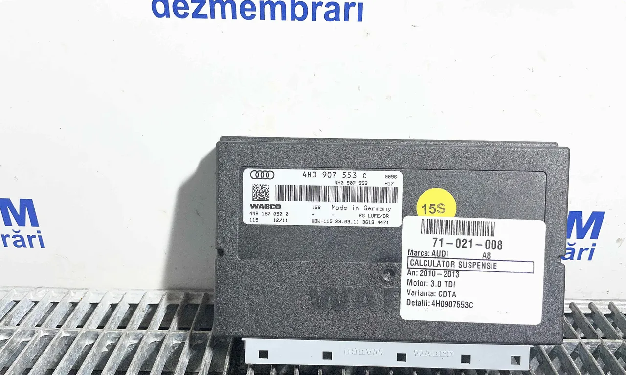 CALCULATOR SUSPENSIE AUDI A8 D4 2009-2019