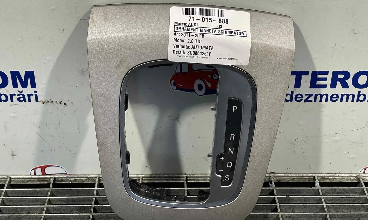 ORNAMENT MANETA SCHIMBATOR AUDI Q3 2011-2020