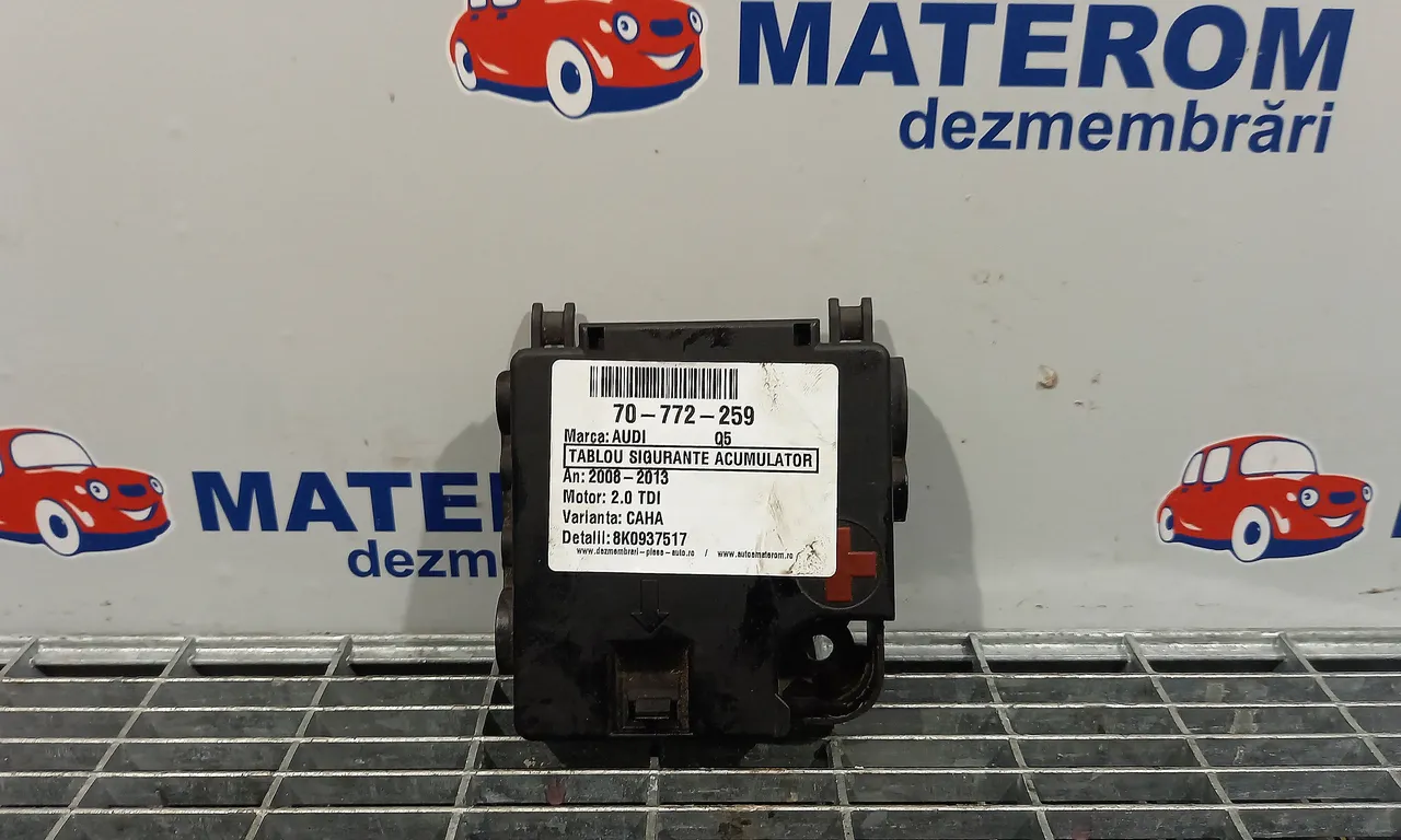 TABLOU SIGURANTE ACUMULATOR AUDI Q5 2008-2019