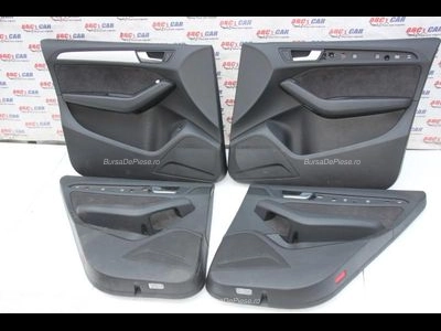Set tapiterii usi alcantara AUDI Q5 2008-2019, vedere frontata