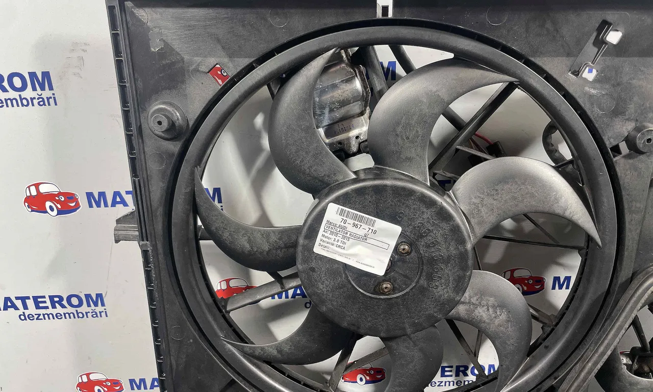 VENTILATOR RADIATOR AUDI Q7 2006-2016