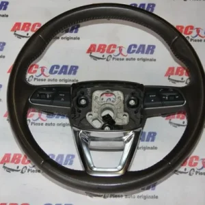 Volan din piele cu comenzi si padele AUDI Q7 2015-2026 4M0419091B, vedere frontata