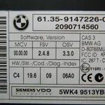 Modul control BMW 1 2003-2013 6135-9147226-01, vedere laterala