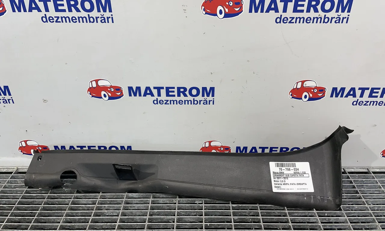 ORNAMENT SUB CAPOTA FATA BMW 1 2011-2019