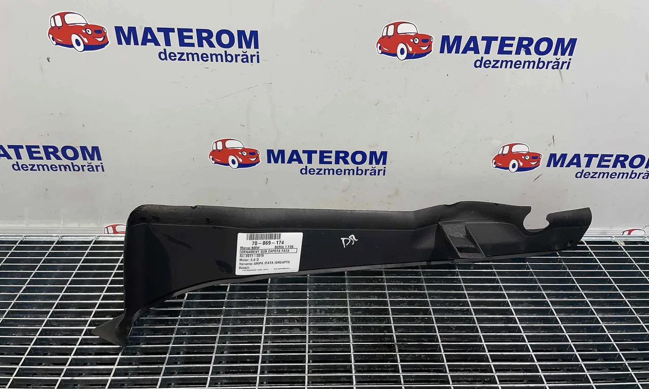 ORNAMENT SUB CAPOTA FATA BMW 1 2011-2019