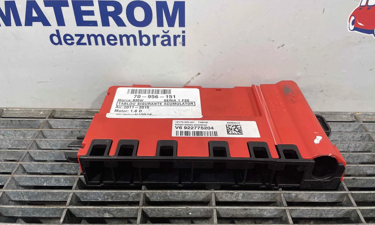 TABLOU SIGURANTE ACUMULATOR BMW 1 2011-2019