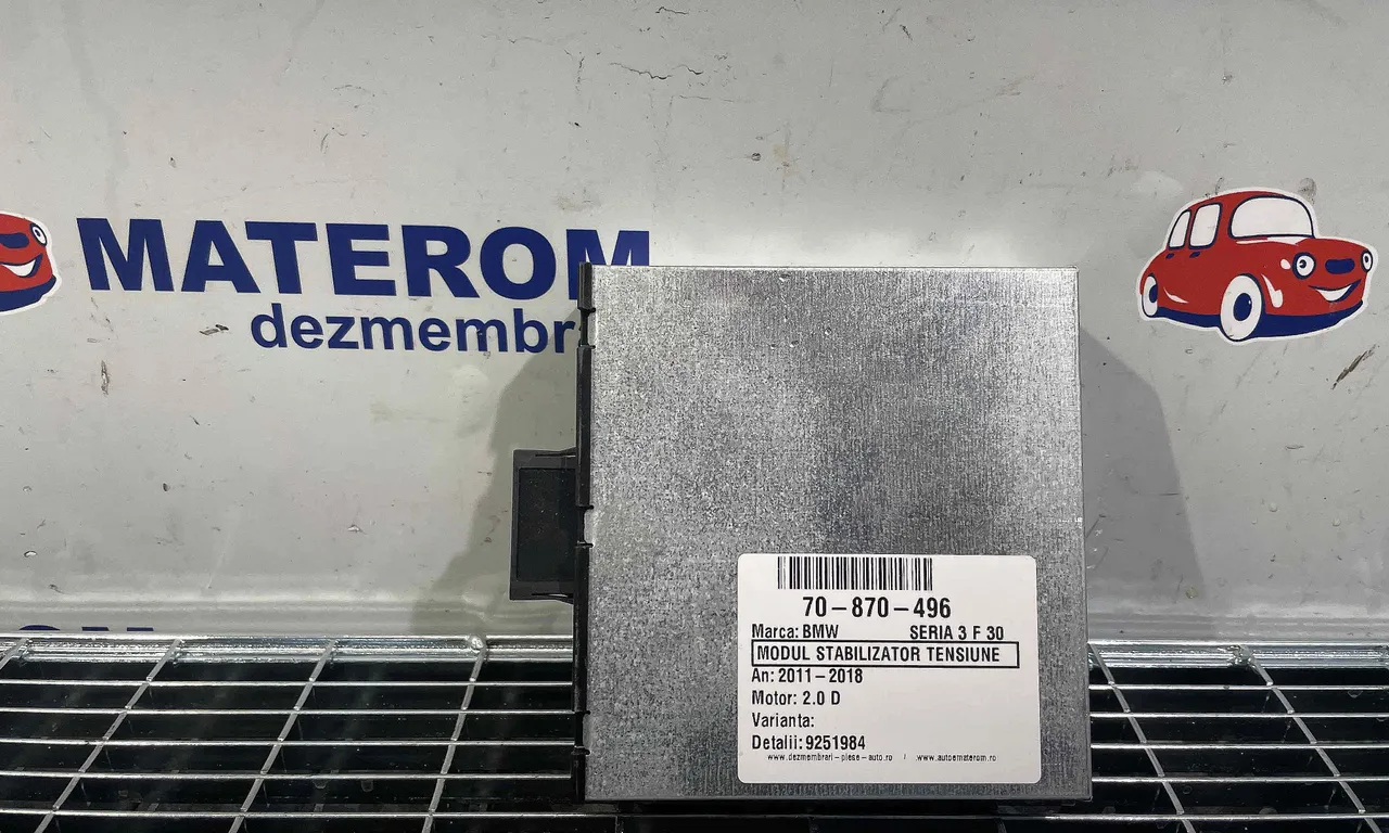 MODUL STABILIZATOR TENSIUNE BMW 3 2011-2018