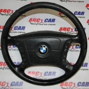 Volan din piele cu comenzi+airbag BMW 5 1995-2003, vedere frontata