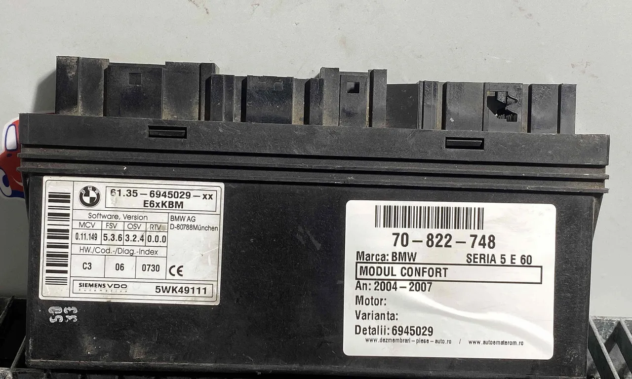 MODUL CONFORT BMW 5 2001-2010