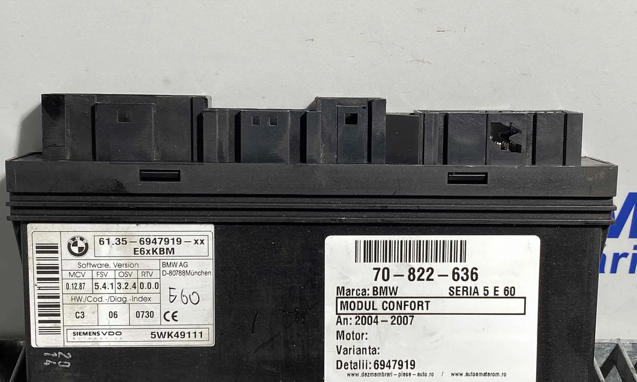 MODUL CONFORT BMW 5 2001-2010