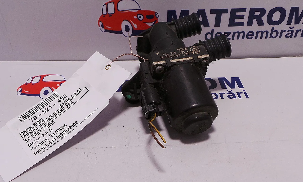 ROBINET APA BMW 5 2001-2010