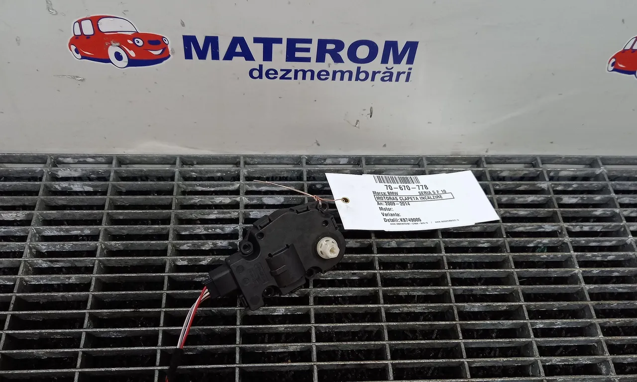 MOTORAS CLAPETA INCALZIRE BMW 5 2009-2016