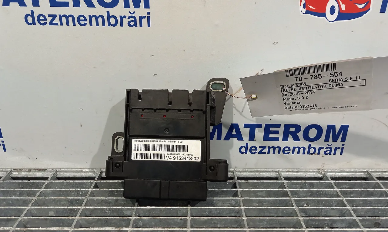RELEU VENTILATOR CLIMA BMW 5 2009-2016