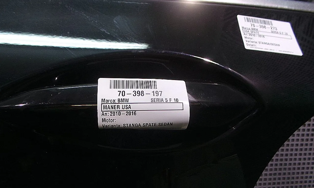 MANER USA SPATE STANGA BMW 5 2009-2017