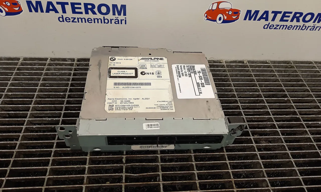 RADIO CD BMW 5 2009-2017