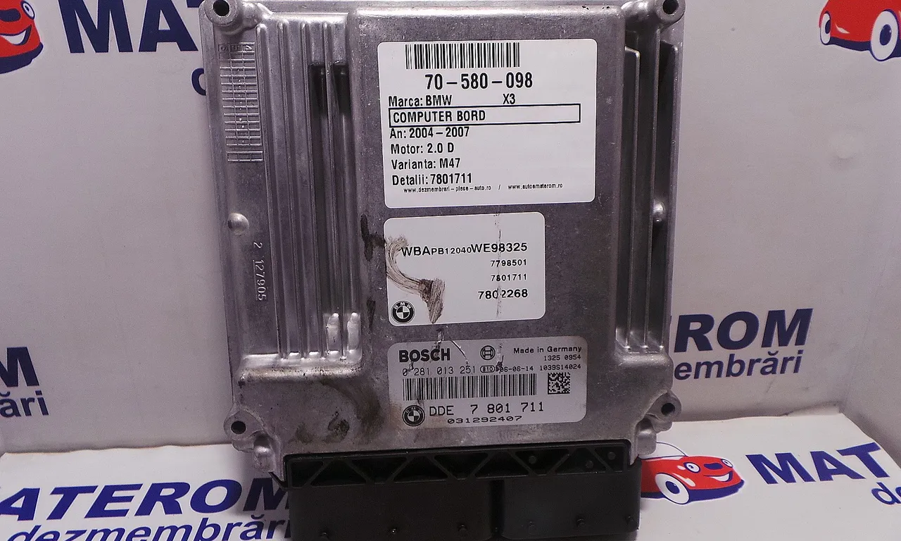 CALCULATOR MOTOR BMW X3 2003-2011