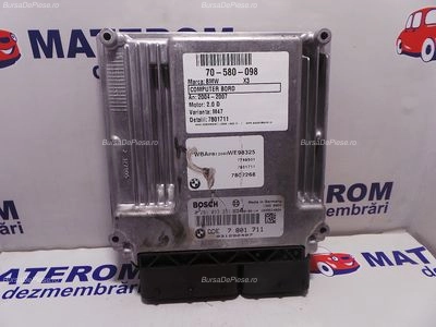 CALCULATOR MOTOR BMW X3 2.0 D 2003-2011 oe 7801711, vedere frontata