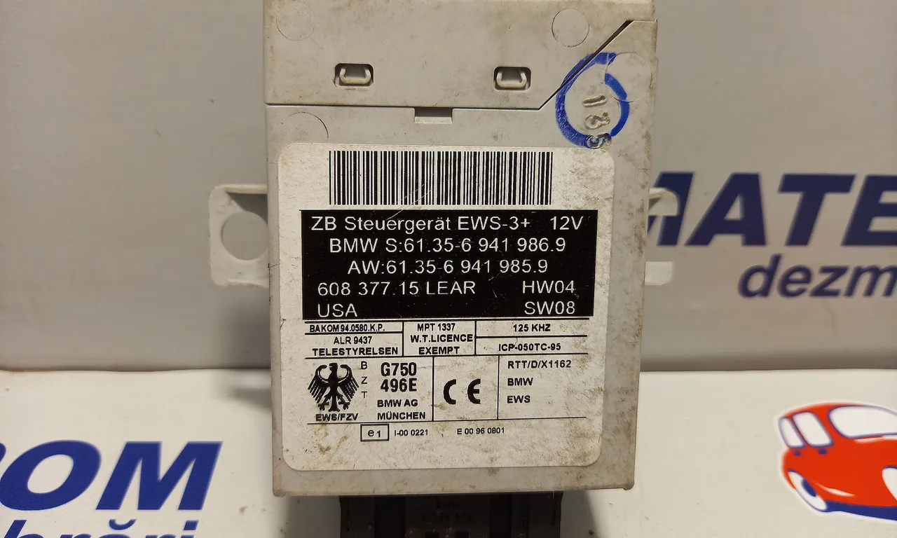 MODUL IMOBILIZATOR BMW X3 2003-2011