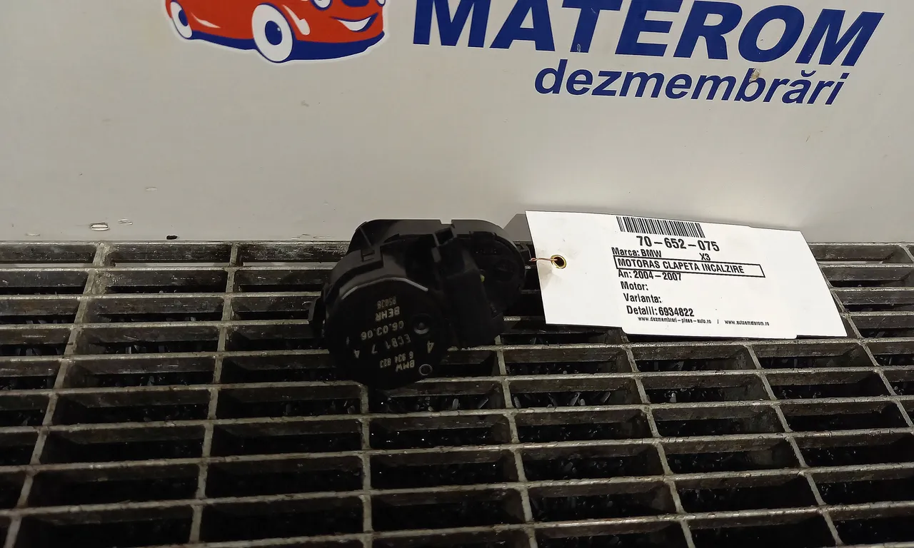 MOTORAS CLAPETA INCALZIRE BMW X3 2003-2011