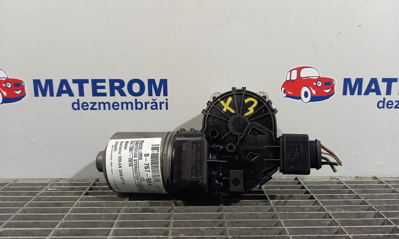MOTORAS STERGATOR PARBRIZ BMW X3 2003-2011