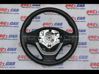 Volan din piele cu comenzi BMW X3 2010-2017 oe 2498713385-02, vedere frontata