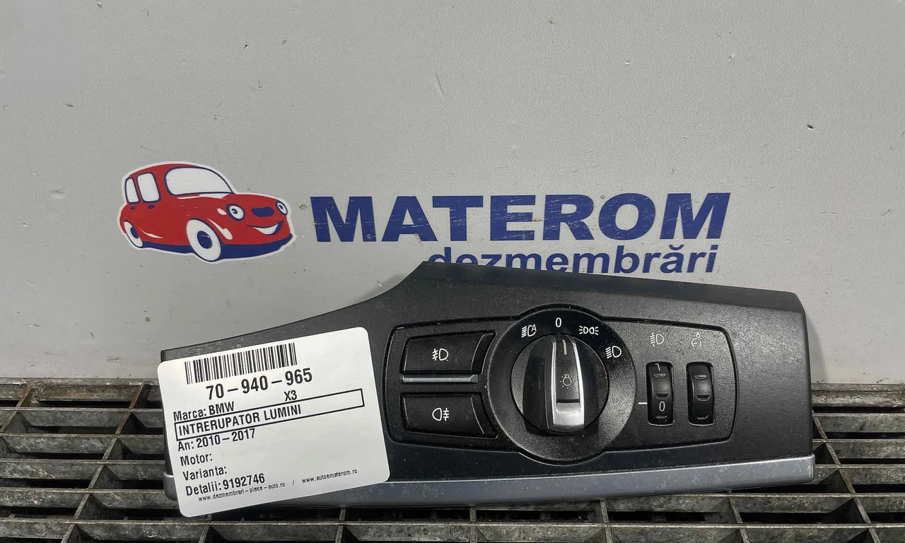 INTRERUPATOR LUMINI BMW X3 2010-2017