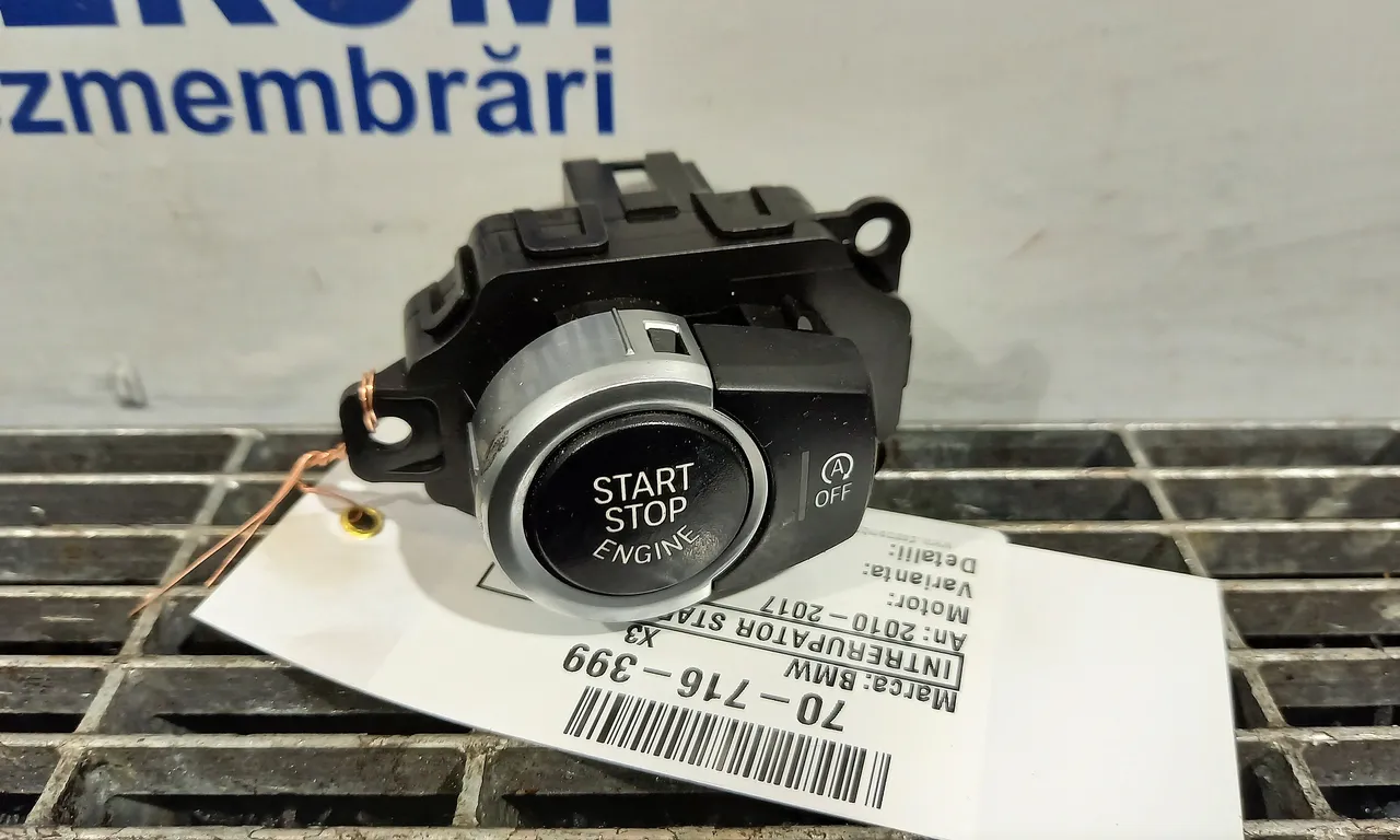 INTRERUPATOR START /STOP BMW X3 2010-2017