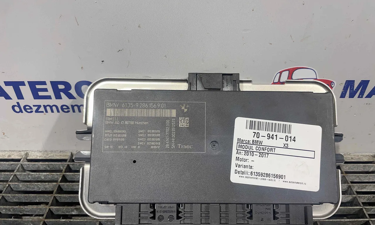MODUL CONFORT BMW X3 2010-2017