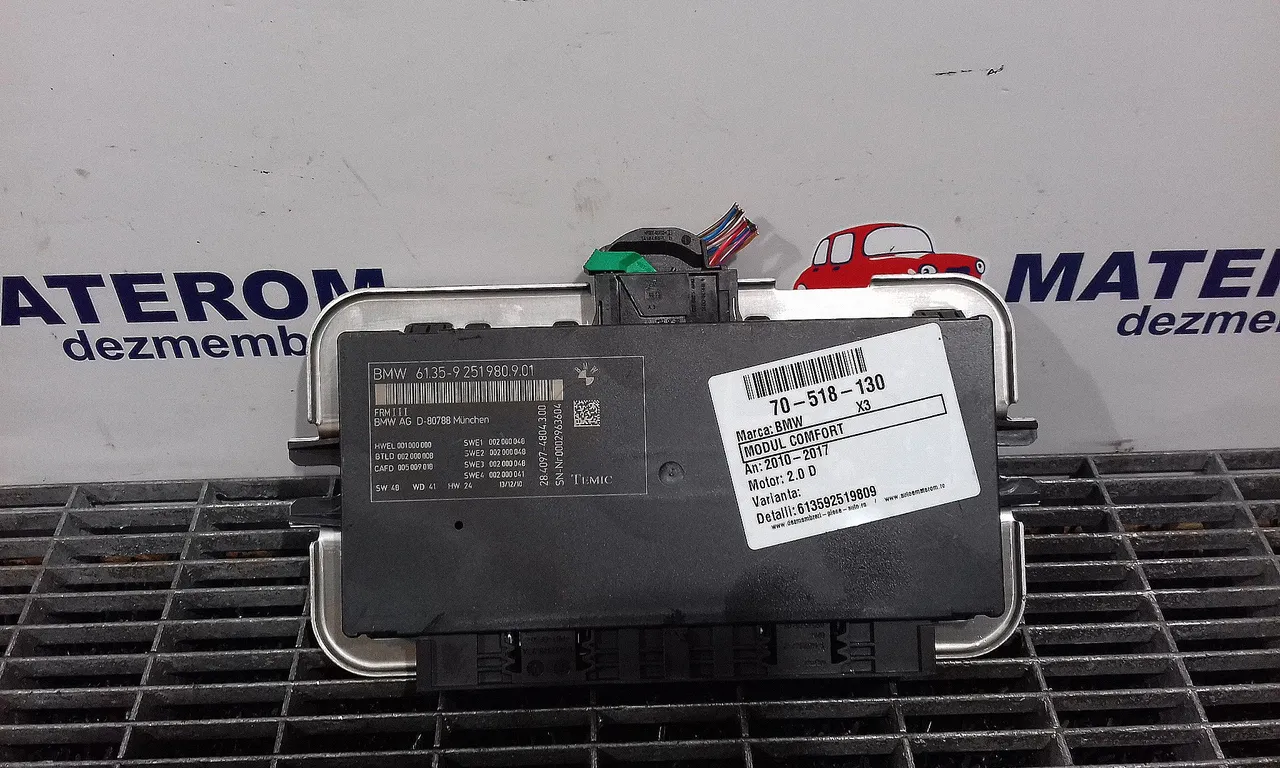 MODUL CONFORT BMW X3 2010-2017