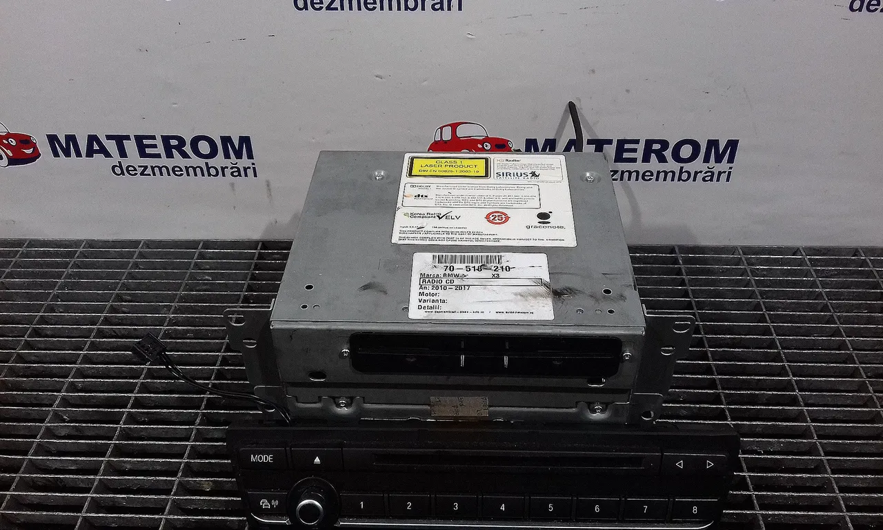 RADIO CD BMW X3 2010-2017