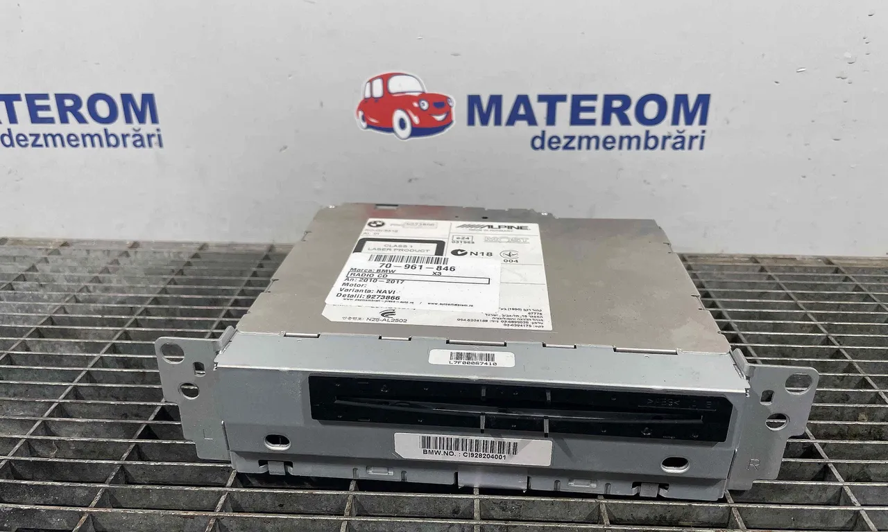 RADIO CD BMW X3 2010-2017