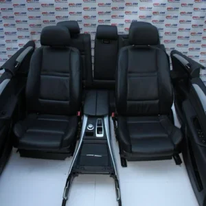 Interior din piele BMW X5 2006-2013, vedere frontata
