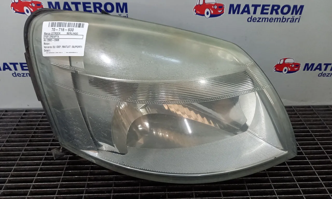 FAR DREAPTA CITROEN BERLINGO / BERLINGO FIRST 1996-2008