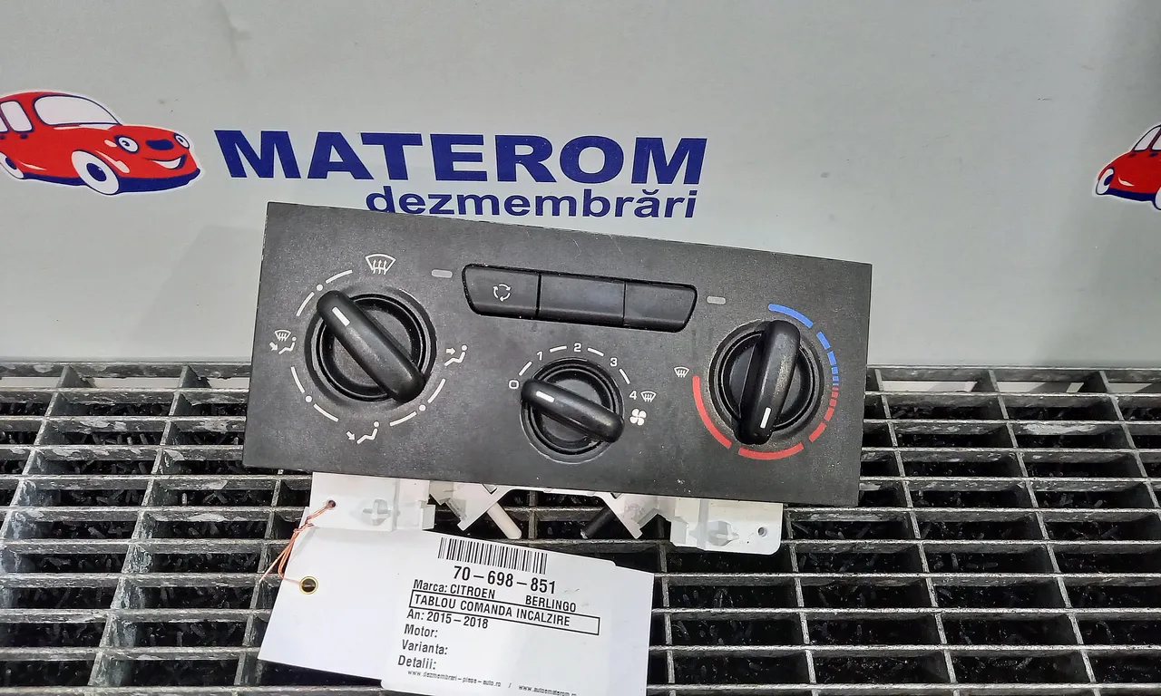 TABLOU COMANDA INCALZIRE CITROEN BERLINGO MULTISPACE 2008-2018