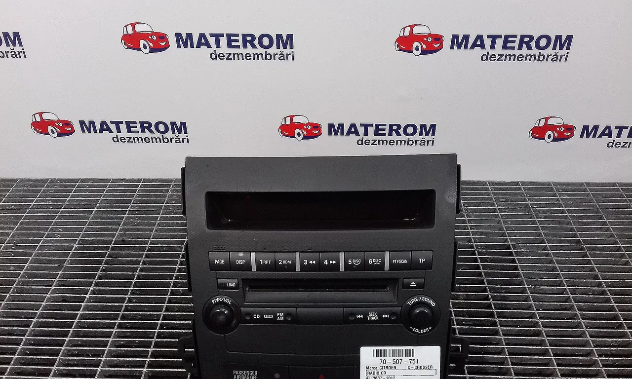 RADIO CD CITROEN C-CROSSER 2007-2012