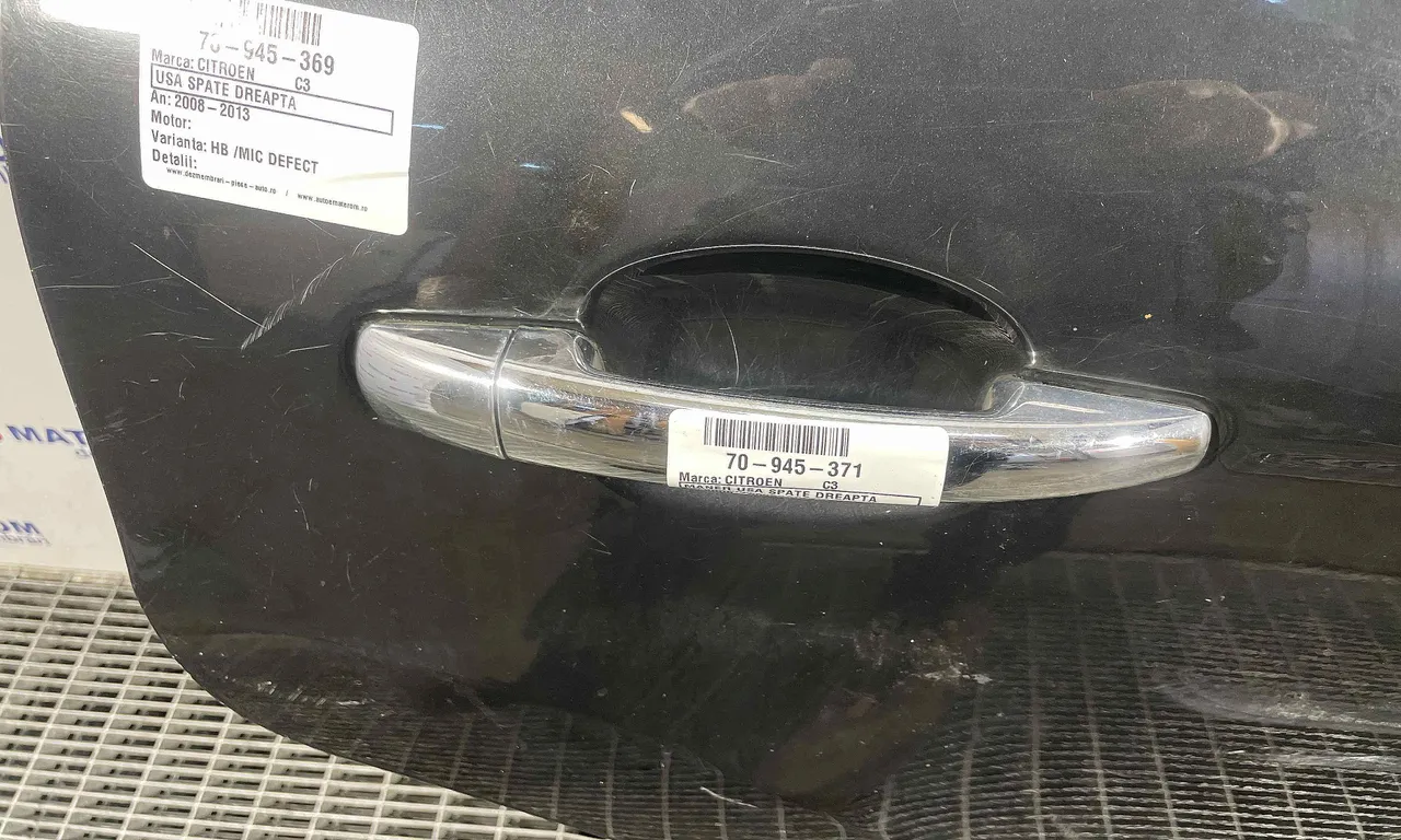 MANER USA SPATE DREAPTA CITROEN C3 II 2009-2016