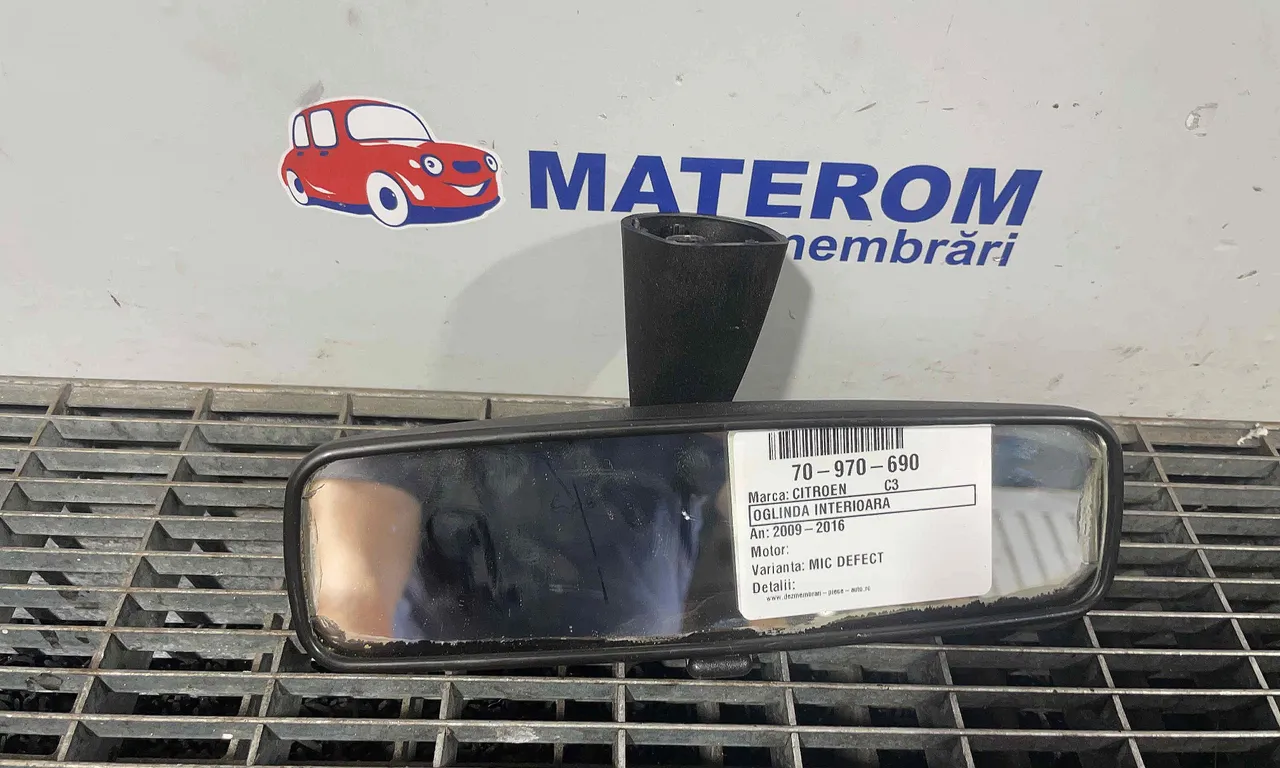 OGLINDA INTERIOARA CITROEN C3 II 2009-2016